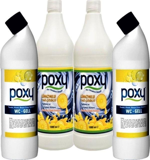 Poxy Limonlu Yağ Çözücü 2 X 1 Lt - Image 1