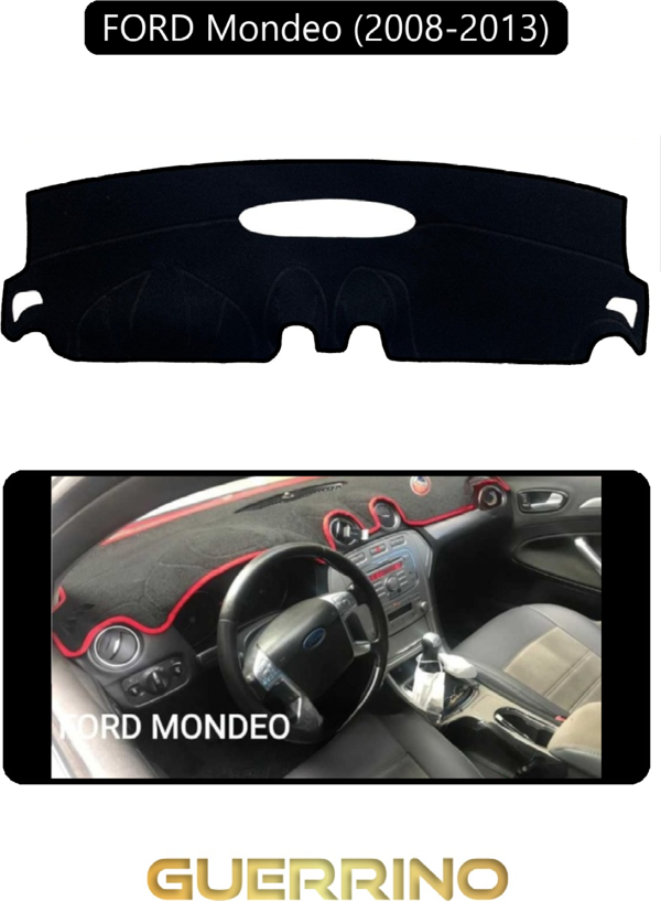 Ett Ford Mondeo (2008-2013)Torpido Koruma Halısı Siyah Kenar  - Image 1