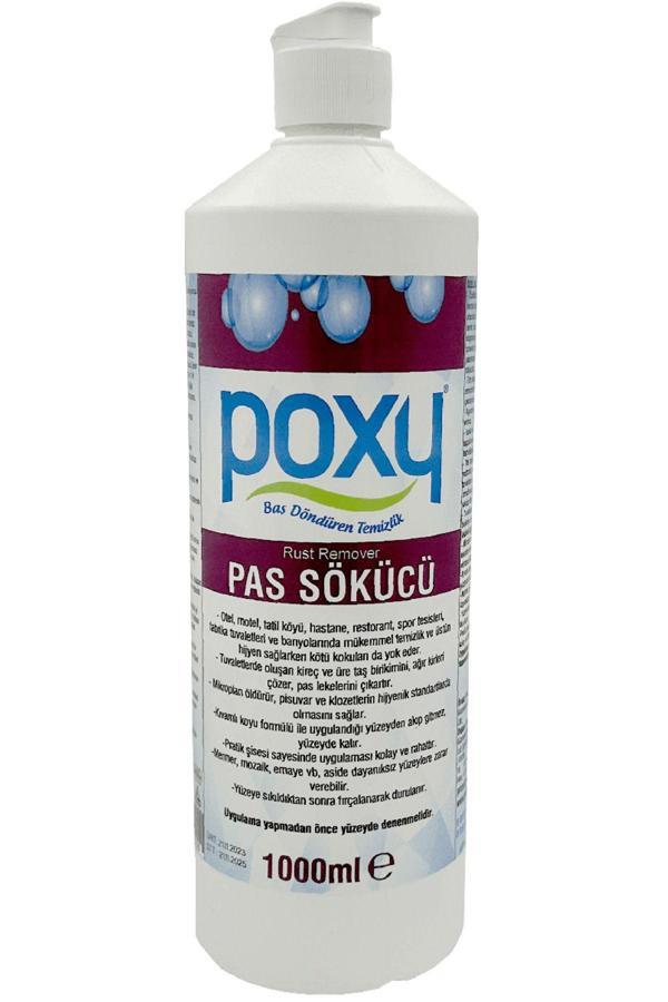 Poxy Pas Sökücü 1 Lt Yoğun Küf, Yosun Su Izlerinde Demir Çamur Çimento Kireç Pas Lekelerinde - Image 1