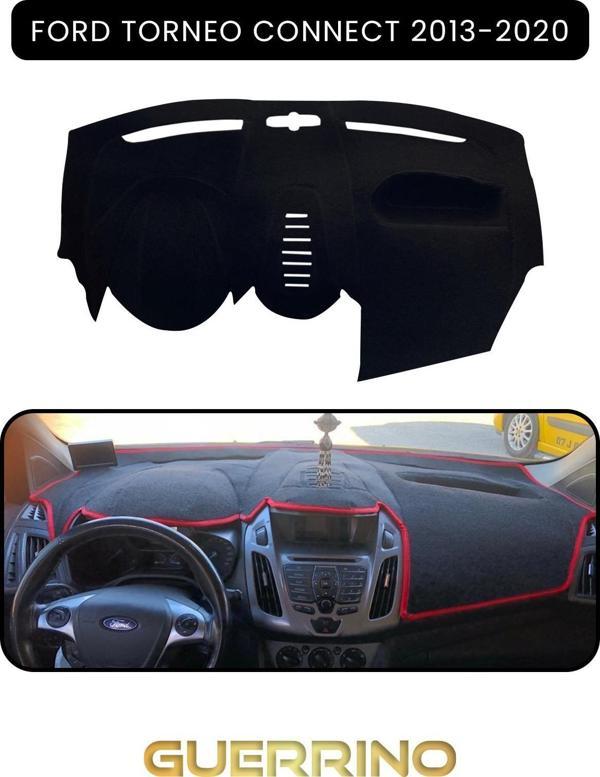 Ett Ford Torneo Connect (2013-2020)Torpido Koruma Halısı Siyah Kenar  - Image 1