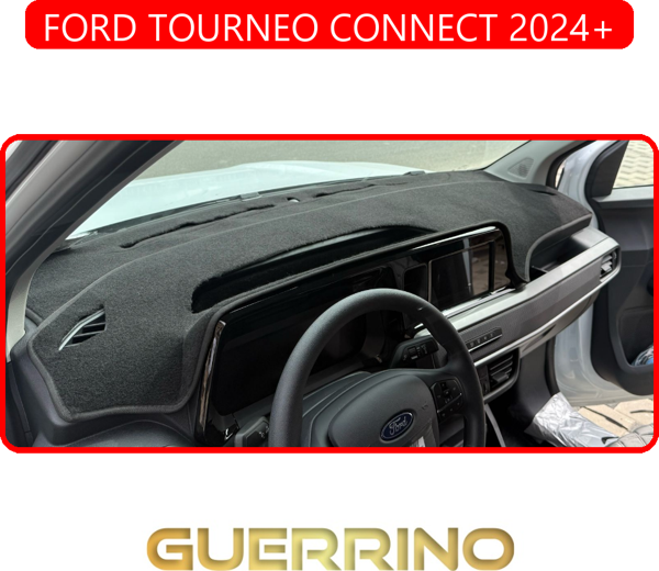 Ett Ford Torneo Courıer 2023+ Torpido Koruma Halısı Kırmızı Kenar  - Image 1