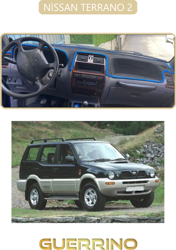 Ett Nissan Terrano 2Torpido Koruma Halısı Bej Kenar  - Image 1