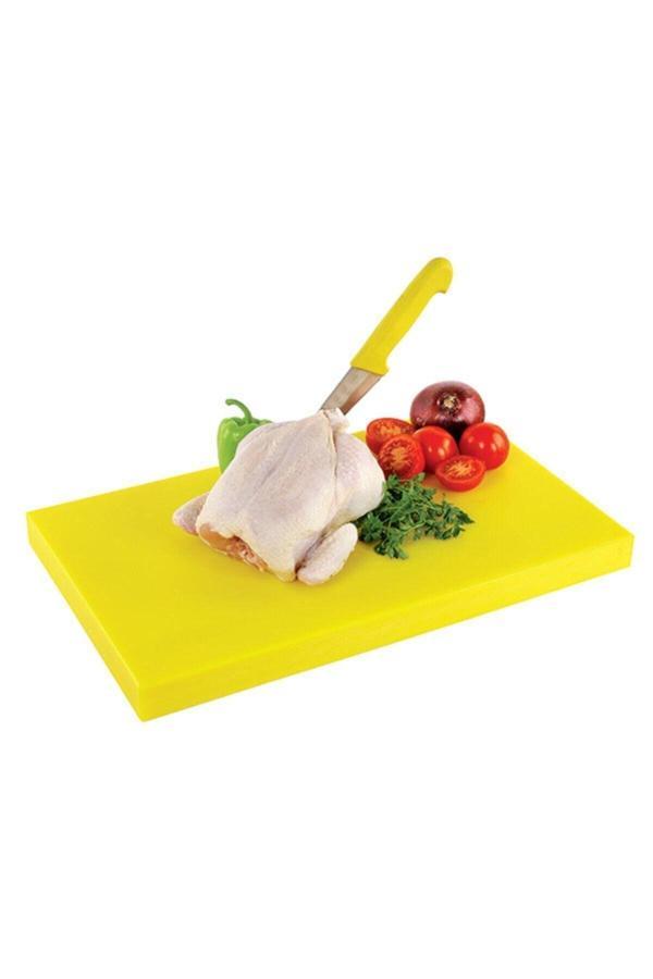 Türkay Polietilen Kesme Tahtası, Kesim Levhası Sarı 40X60X2 Cm - Image 1