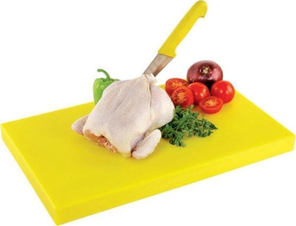 Türkay Polietilen Kesme Tahtası, Kesim Levhası Sarı 40X60X2 Cm - Image 1