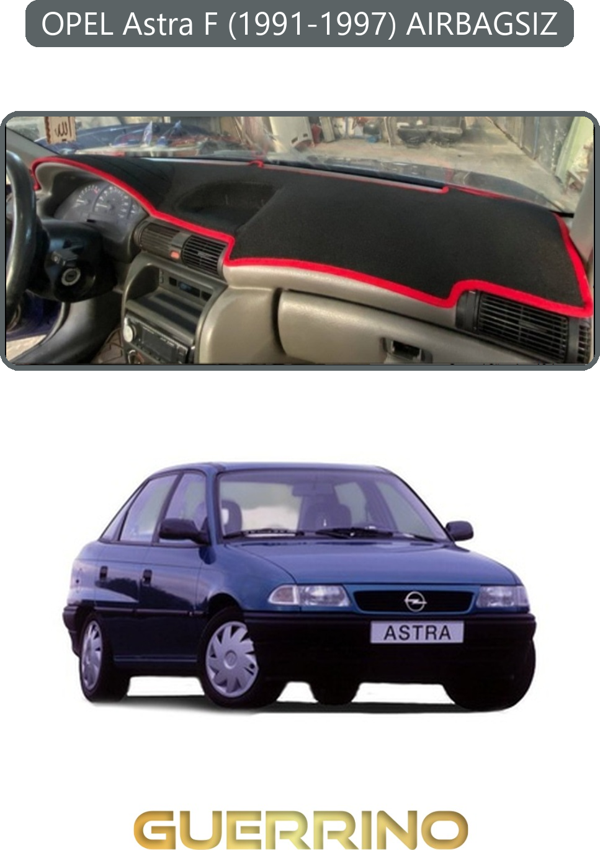 Ett Opel Astra F 1991-1997 Aırbagsıztorpido Koruma Halısı Gri Kenar  - Image 1