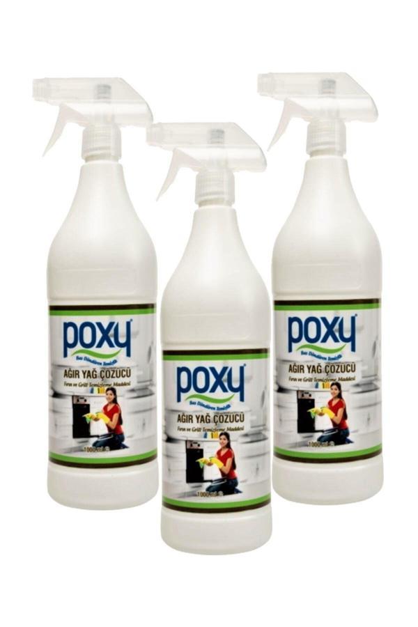 Poxy Ağır Yağ Çözücü 1000 Ml-3'Lü Set Pxyyn52 - Image 1