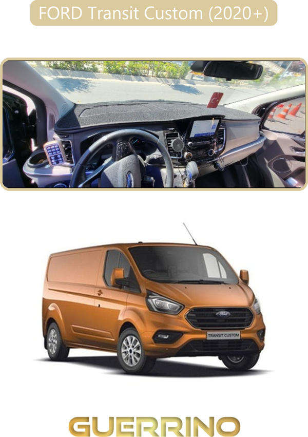 Ett Ford Transit Custom 2020+Torpido Koruma Halısı Bej Kenar  - Image 1