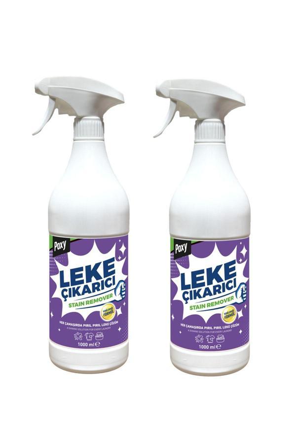 Poxy Sıvı Leke Çıkarıcı Çamaşır Halı Koltuk Tekstil Çamaşır Leke Çıkarıcı 1000Ml X 2 Adet - Image 1