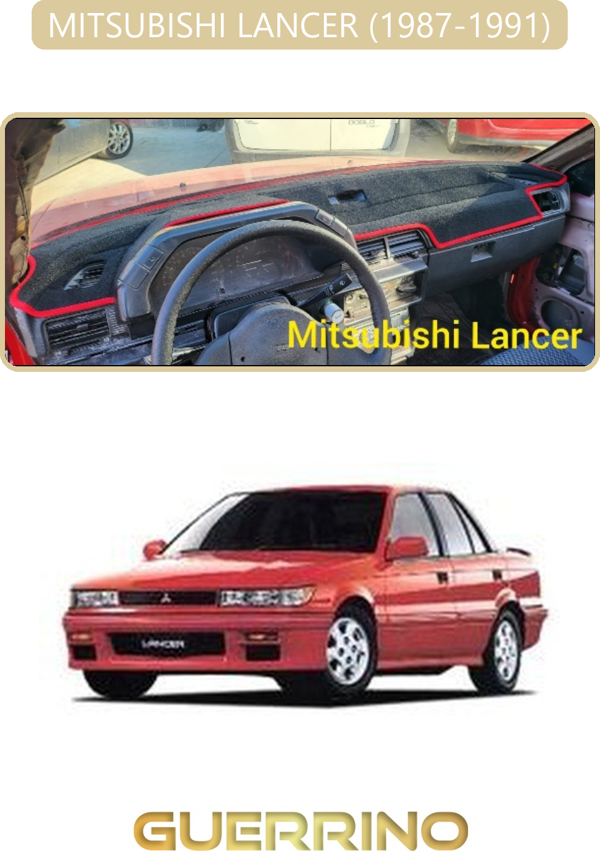 Ett Mıtsubıshı Lancer 1987-1991Torpido Koruma Halısı Bej Kenar  - Image 1