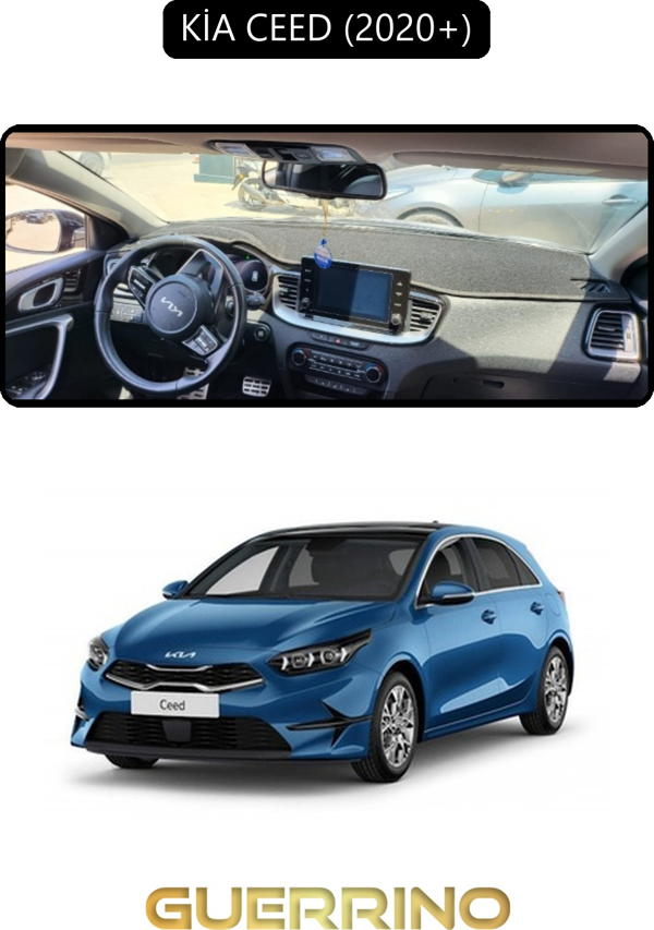 Ett Kia Ceed 2020+Torpido Koruma Halısı Siyah Kenar  - Image 1