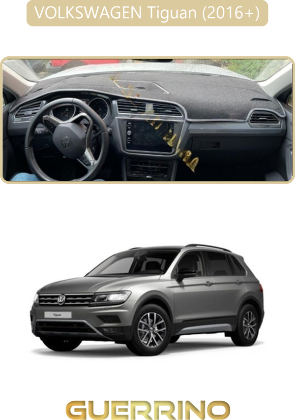 Ett Volkswagen Tiguan (2016+) ;Torpido Koruma Halısı Bej Kenar  - Image 1