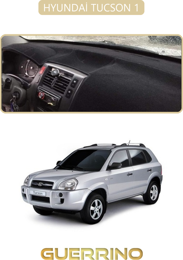 Ett Hyundai Tucson 1Torpido Koruma Halısı Bej Kenar  - Image 1