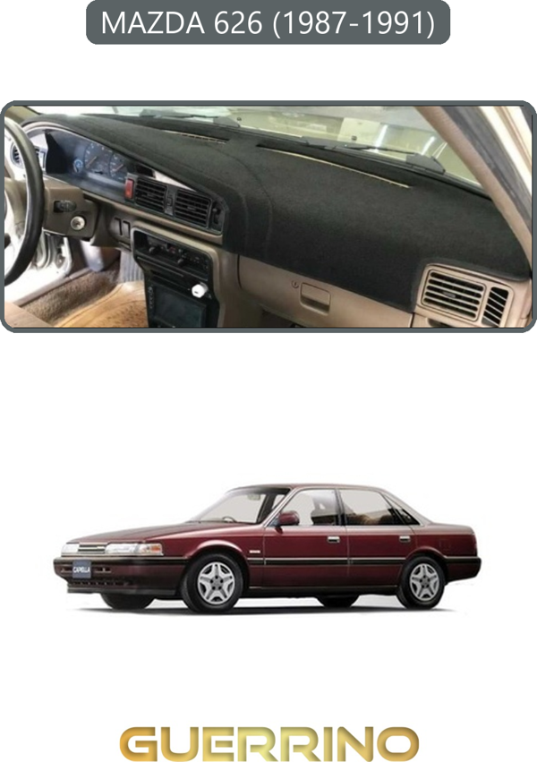 Ett Mazda 626 1987-1991Torpido Koruma Halısı Gri Kenar  - Image 1