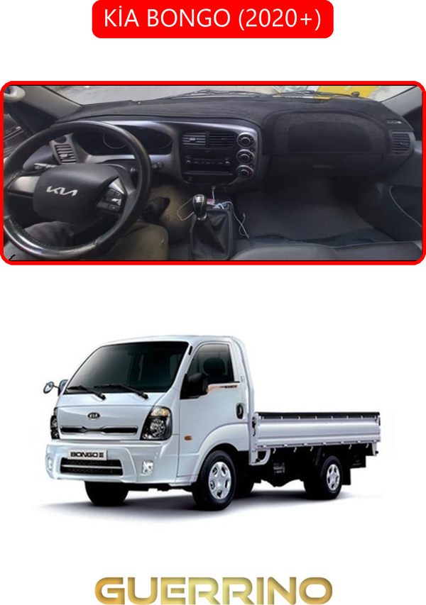 Ett Kia Bongo 2020+Torpido Koruma Halısı Kırmızı Kenar  - Image 1