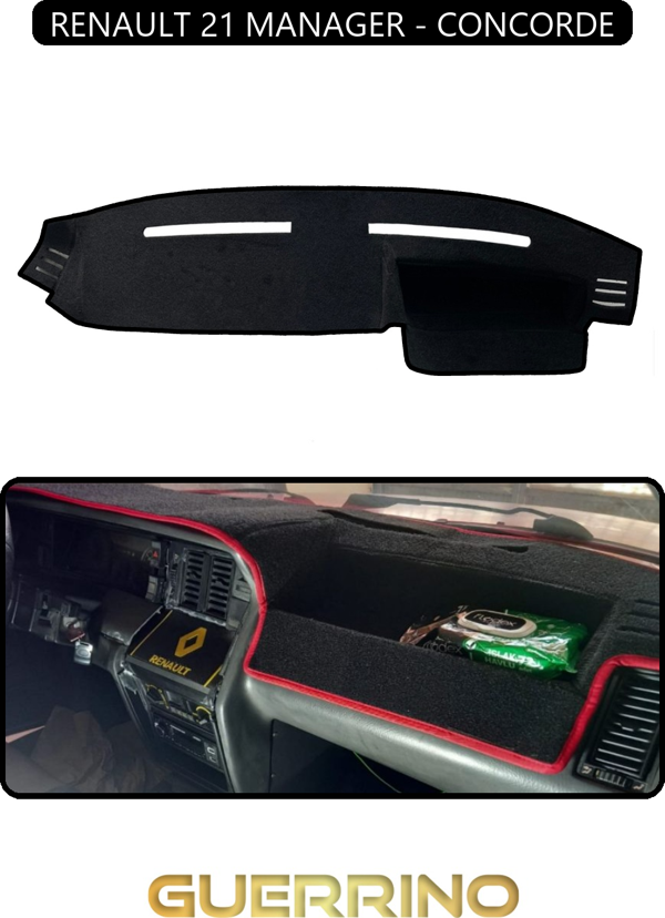 Ett Renault 21 Manager - Concordetorpido Koruma Halısı Siyah Kenar  - Image 1