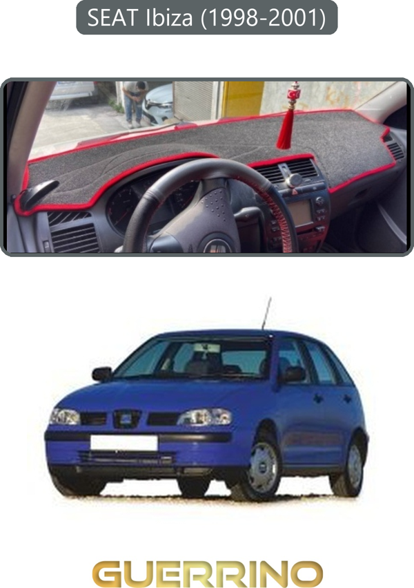 Ett Seat Ibiza (1998-2001)Torpido Koruma Halısı Gri Kenar  - Image 1
