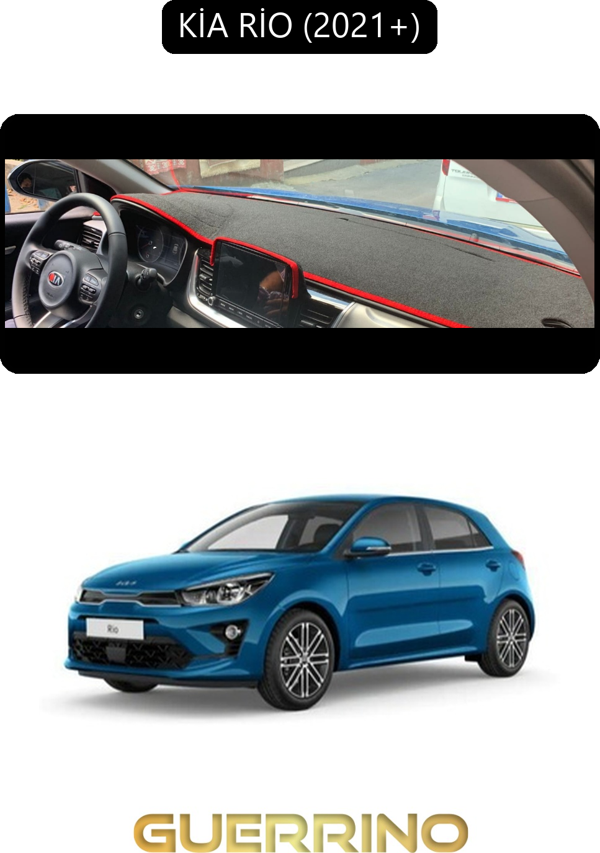 Ett Kia Rio 2021+Torpido Koruma Halısı Siyah Kenar  - Image 1