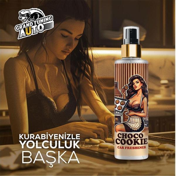 Oto55 Choco Cookie Çikolatalı Kurabiye Kokulu Oto Parfümü  Tatlı Ve Çekici 1 Adet - Image 1