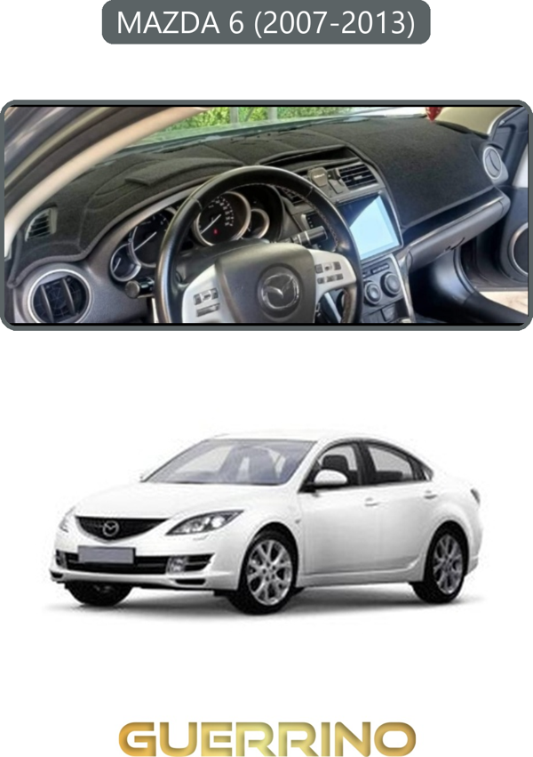 Ett Mazda 6 2007-2013Torpido Koruma Halısı Gri Kenar  - Image 1
