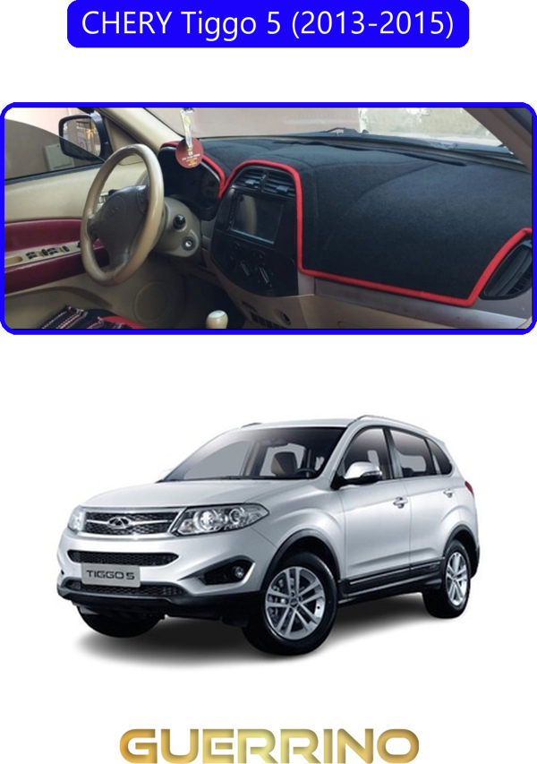 Ett Chery Tiggo 5 (2013-2015)Torpido Koruma Halısı Mavi Kenar  - Image 1