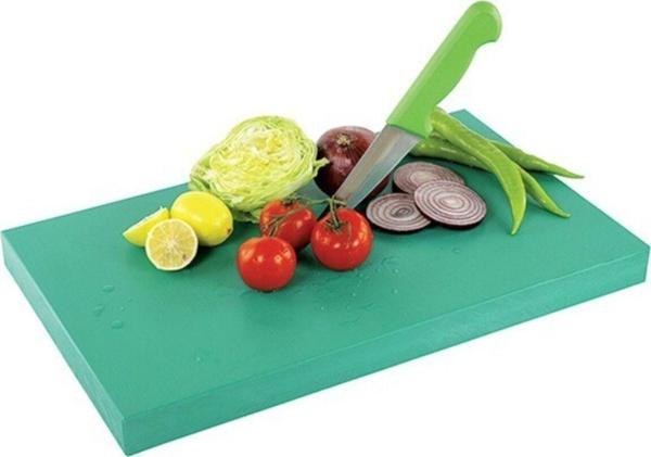 Yeni11 Polietilen Kesme Tahtası Yeşil 25*40*2 Kalınlık Kasap Şarküteri Levha - Image 1