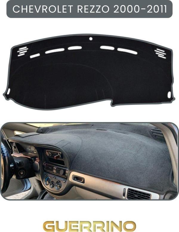 Ett Chevrolet Rezzo (2000-2011)Torpido Koruma Halısı Gri Kenar  - Image 1