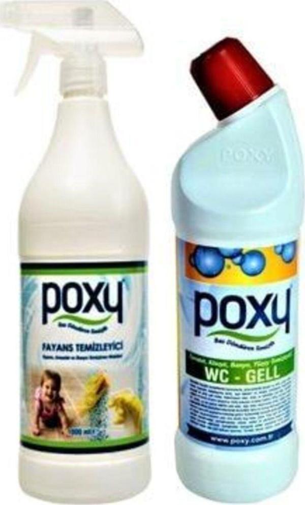 Poxy Fayans Temizleyici 1Lt+ Wc Jell 1Lt - Image 1