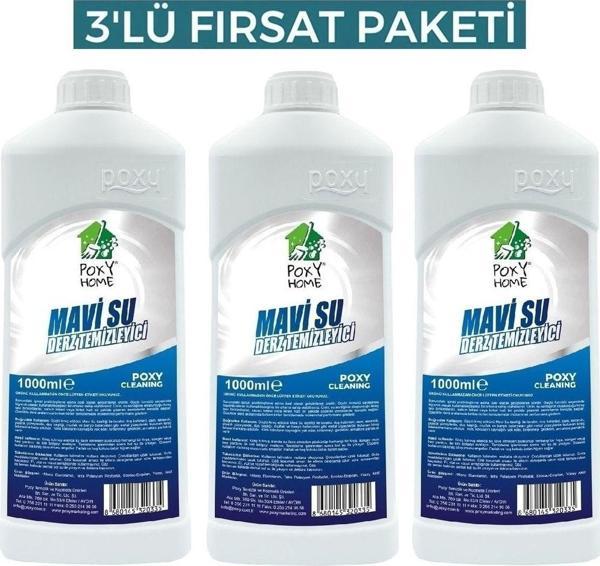 Poxy Home Mavi Su Derz Temizleyici 1 Lt X 3 Adet - Image 1