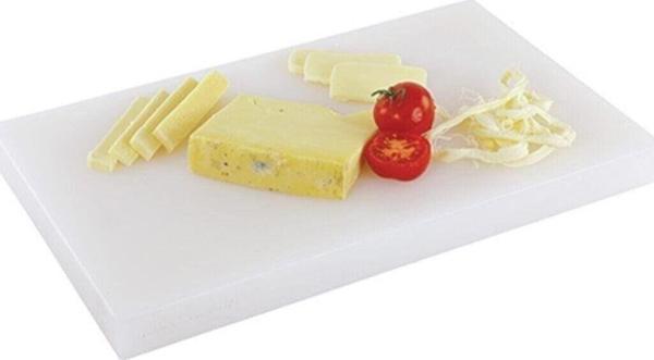Türkay Polietilen Kesme Tahtası, Kesim Levhası Beyaz 40X60X2 Cm - Image 1