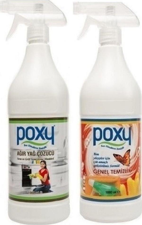 Poxy Genel Temizlik 1 Kg & Ağır Yağ Çözücü 1 Kg - Image 1