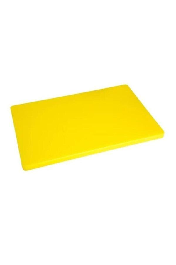 Türkay 50X30X2 Cm Polietilen Kesme Tahtası Kesim Levhası Sarı 4733 - Image 1