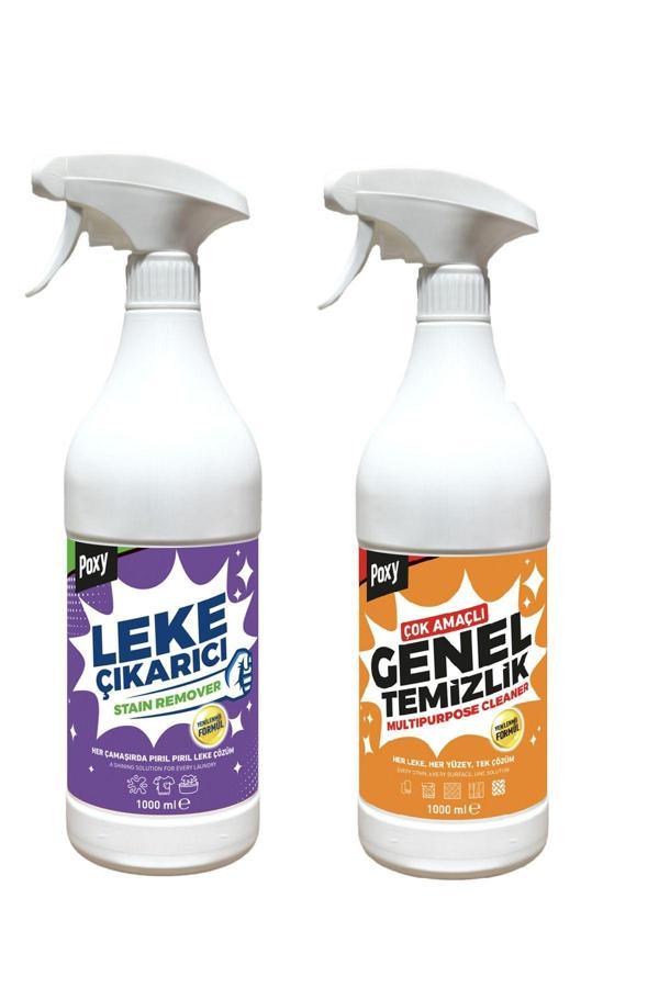 Poxy Genel Temizlik & Sıvı Leke Çıkarıcı 1000 Ml Tüm Renkler Konsantre Bitkisel Temizleyici - Image 1