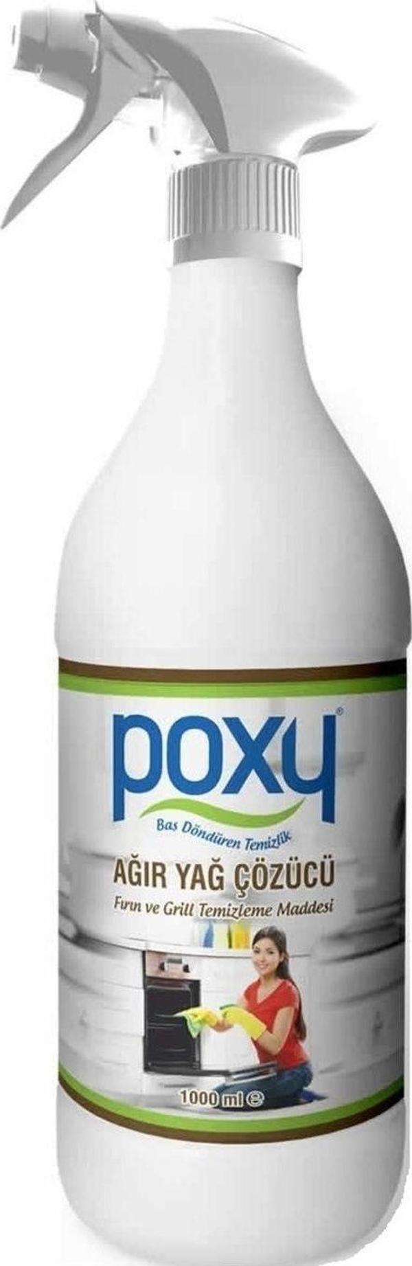 Poxy Ağır Yağ Çözücü 1 Lt Fırın, Izgara, Aspiratör, Ocak, Tava Yanmış Leke Ve Yağ Etkili Temizleyici - Image 1