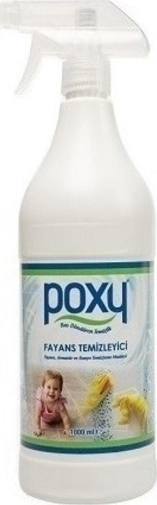 Poxy Banyo Fayans Derz Temizleyici Kireç Çözücü, Duşakabin Temizleyici 1000 Ml - Image 1