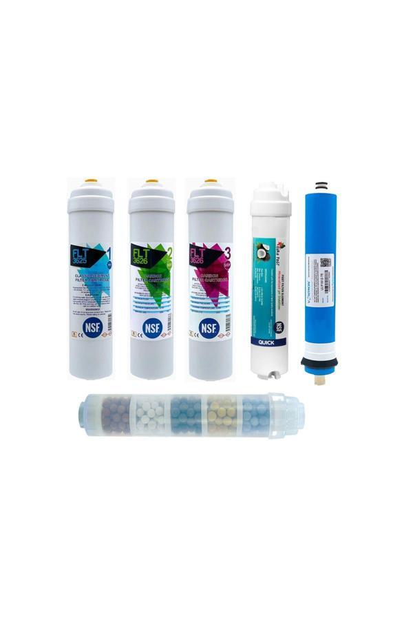 Filter Store Nsf Onaylı Su Arıtma Filtresi Kapalı Kasa 6 Filtreli 10 Aşama Vontron Membranlı - Image 1