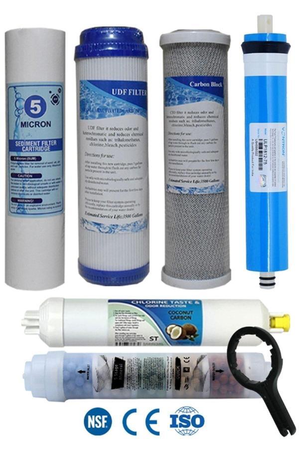 Filter Store Açık Kasa Su Arıtma Cihazı Filtresi 10 Aşama Bakım Seti Vontron Membranlı Mineral Takviyeli - Image 1