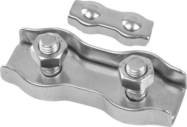 Krom Çift Saçlı Klemens 2mm - Image 1