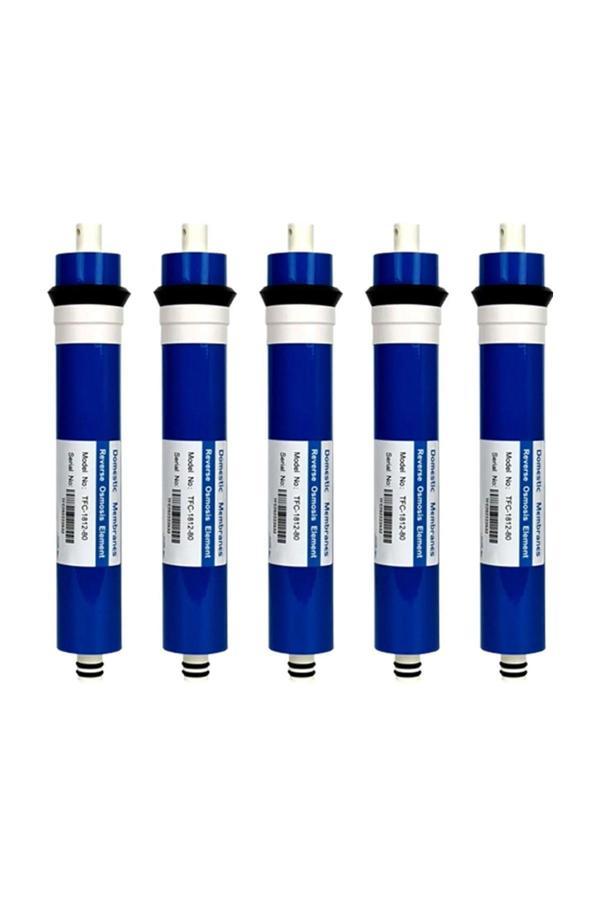 Filter Store Su Arıtma Cihazı Membran Filtre Yeni Nesil 80 Gpd Yüksek Sarım Teknolojili 5 Adet - Image 1