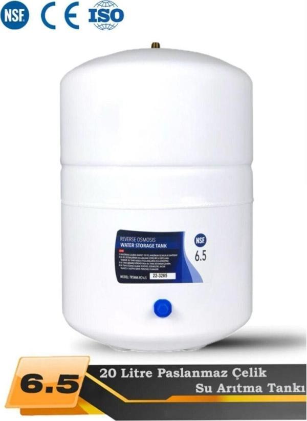 Filter Store Su Arıtma Cihazı Uyumlu Nsf Onaylı Metal Genleşme Tankı (20 Litre) - Image 1