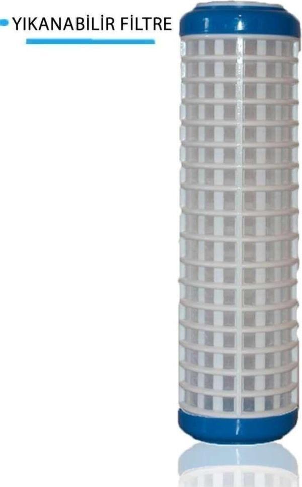 Filter Store Daire Bina Sayaç Girişi 10" Inch 1 Aşama ( Yıkanabilir ) Yedek Filtre Seti - Image 1