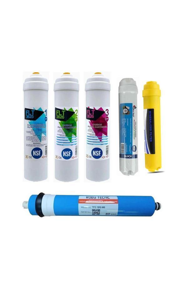 Filter Store Su Arıtma Cihazı Filtresi 6 Aşamalı Nsf Onaylı Mineral Filtreli - Image 1