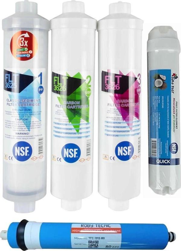 Filter Store Kapalı Kasa Su Arıtma Filtresi Nsf Onaylı Roby 80 Gpd Membranlı - Image 1