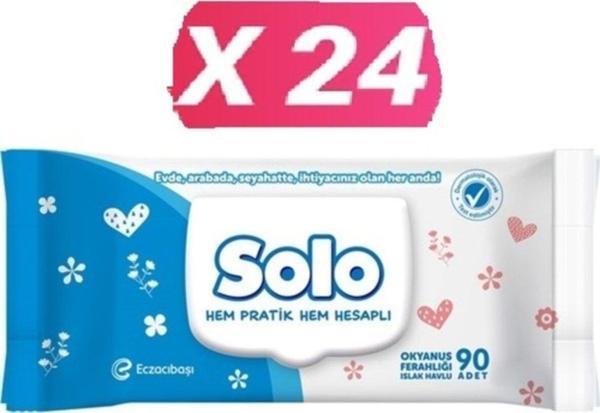 Solo Islak Havlu 90'Lı 24 Adet 2160 Yaprak - Image 1