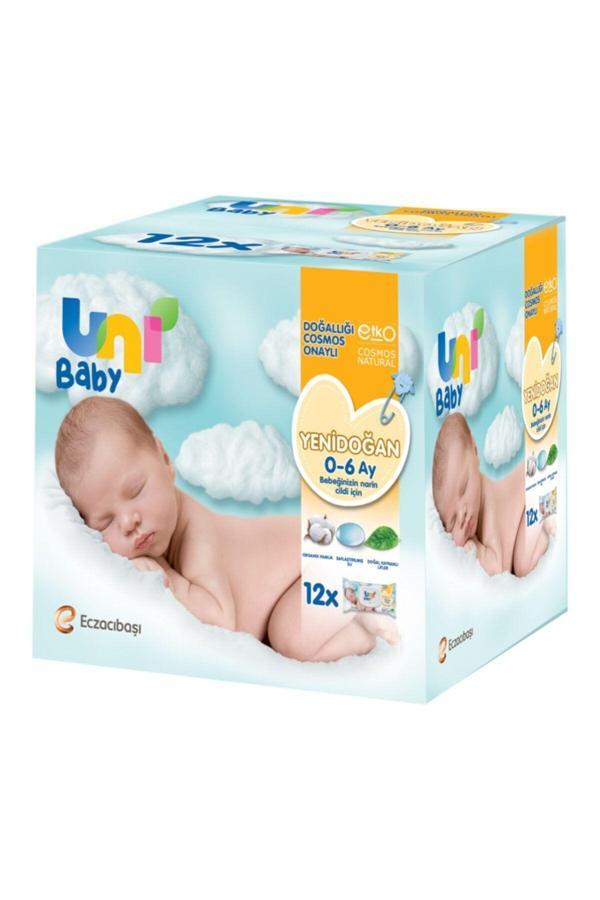 Uni Baby Yenidoğan Islak Mendil 40Lı 12 Adet - Image 1