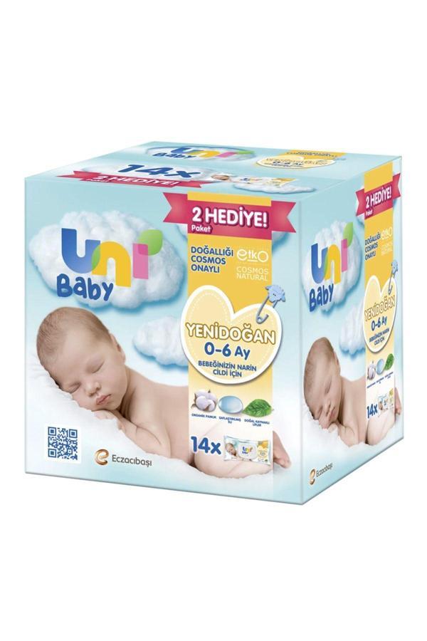 Uni Baby Yenidoğan Islak Mendil 40Lı 14 Adet - Image 1