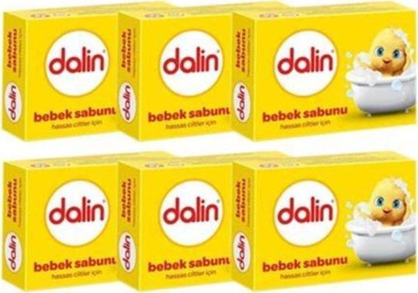 Dalin Bebek Sabunu 100 Gr Yeni Formül 6 Adet - Image 1