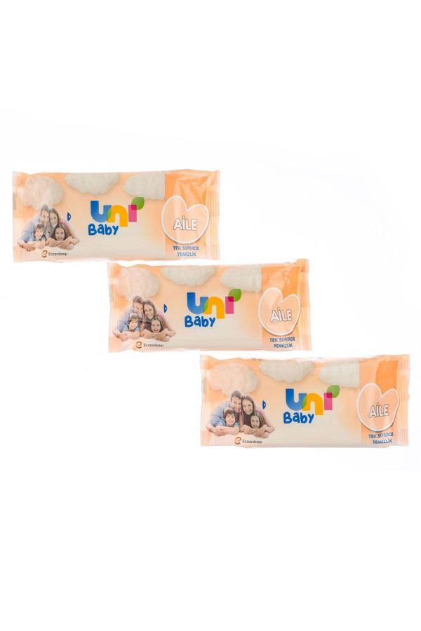 Uni Baby Aile Islak Mendil 3X52 Adet - Image 1