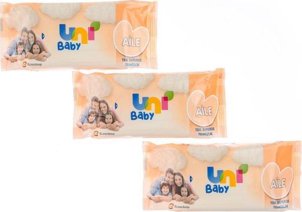 Uni Baby Aile Islak Mendil 3X52 Adet - Image 1