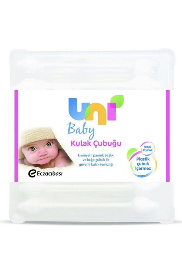Uni Baby Kulak Temizleme Pamuğu 60'Lı - Image 1