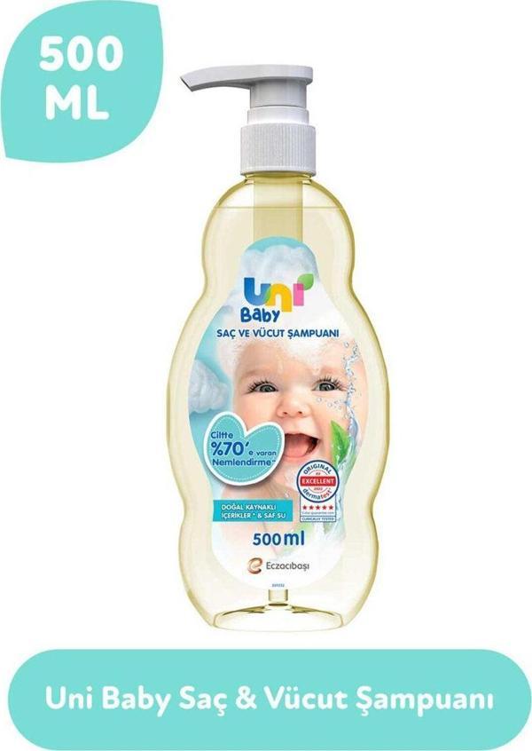 Uni Baby Saç Ve Vücut Şampuanı 500 Ml - Image 1